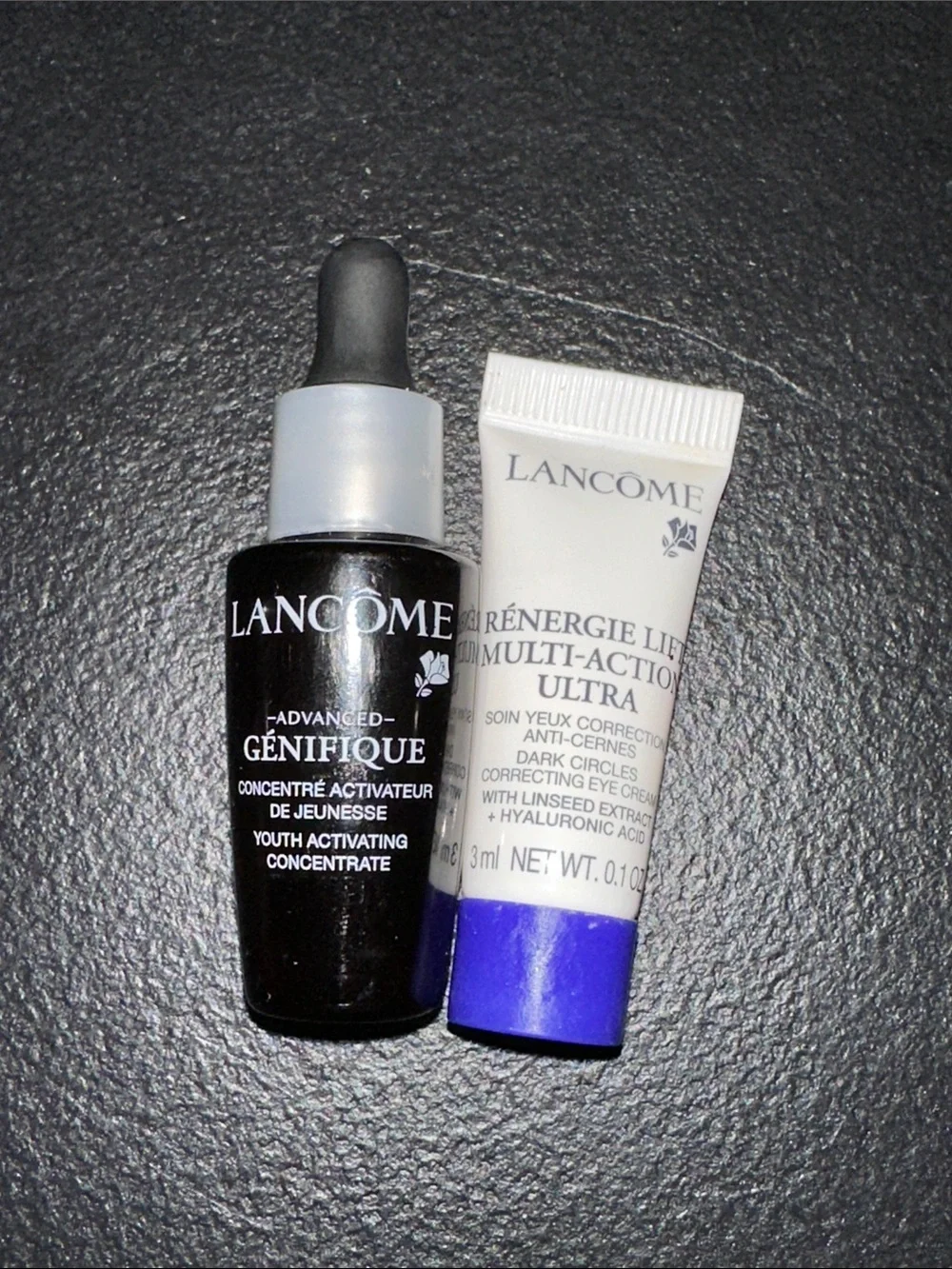 Lancome advanced genifique and renergie lift multi action ultra minis